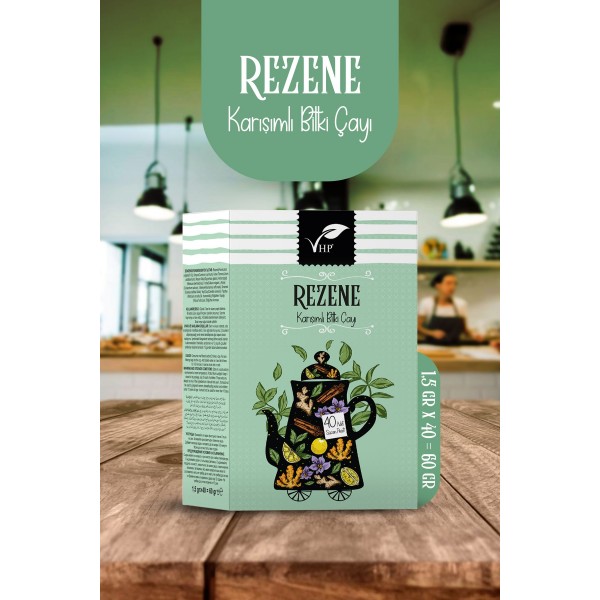 Rezeneli Poşet Çay 40 Lı 60 gr