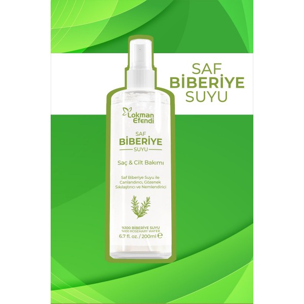 Biberiye Saç Bakım Suyu 200 ml Biberiye Saç Bakım Suyu 200 ml