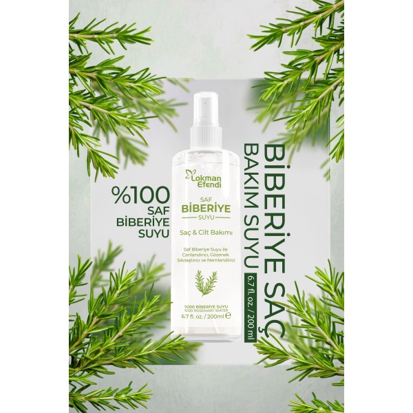 Biberiye Saç Bakım Suyu 200 ml