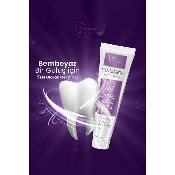Aktif Karbon Beyazlatıcı Diş Macunu 100ml