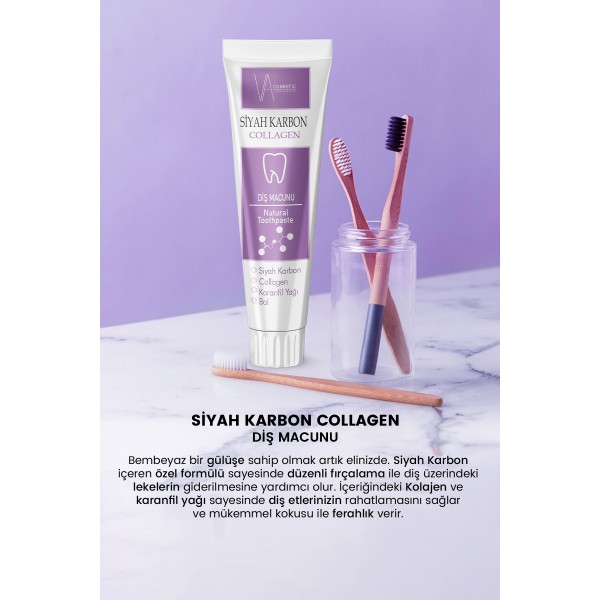 Aktif Karbon Beyazlatıcı Diş Macunu 100ml