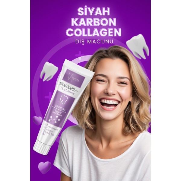 Aktif Karbon Beyazlatıcı Diş Macunu 100ml