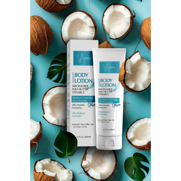 Coconut Oil Body Lotion / Hindistan Cevizi Yağı Vücut Losyonu 200 ml