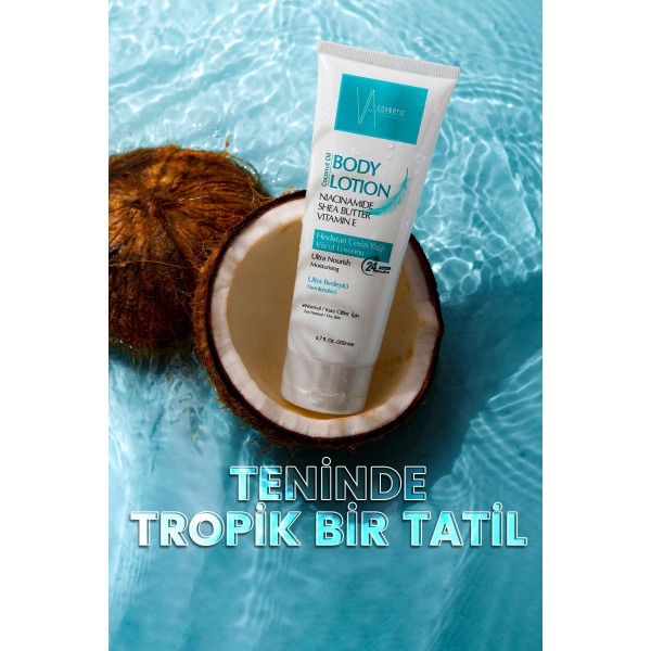 Coconut Oil Body Lotion / Hindistan Cevizi Yağı Vücut Losyonu 200 ml
