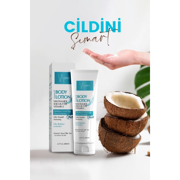 Coconut Oil Body Lotion / Hindistan Cevizi Yağı Vücut Losyonu 200 ml