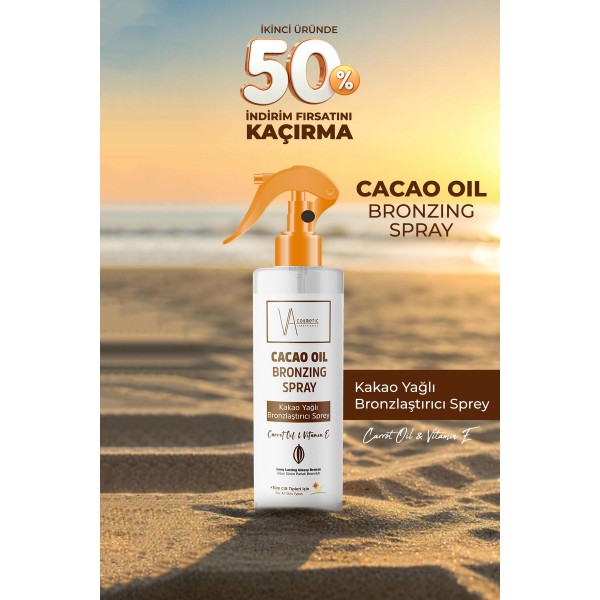 Kakao Yağlı Bronzlaştırıcı Sprey 200 ml
