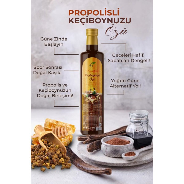 Propolisli Keçiboynuzu Özü 350 gr Propolisli Keçiboynuzu Özü 350 gr