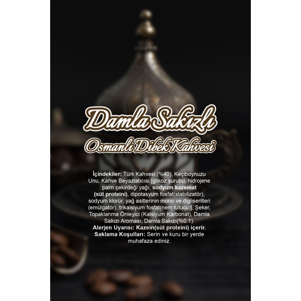 Damla Sakızlı Osmanlı Dibek Kahvesi 200 gr