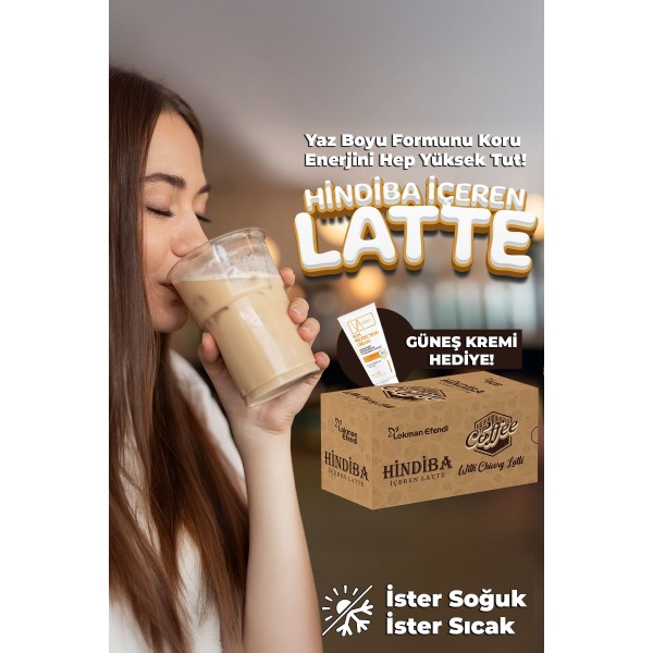 Hindiba Içeren Latte 400 gr - Güneş Kremi Hediye