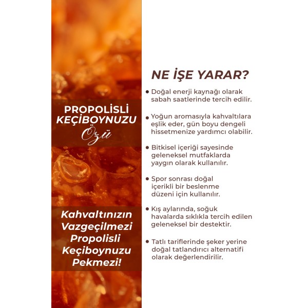 Propolisli Keçiboynuzu Özü 350 gr Propolisli Keçiboynuzu Özü 350 gr