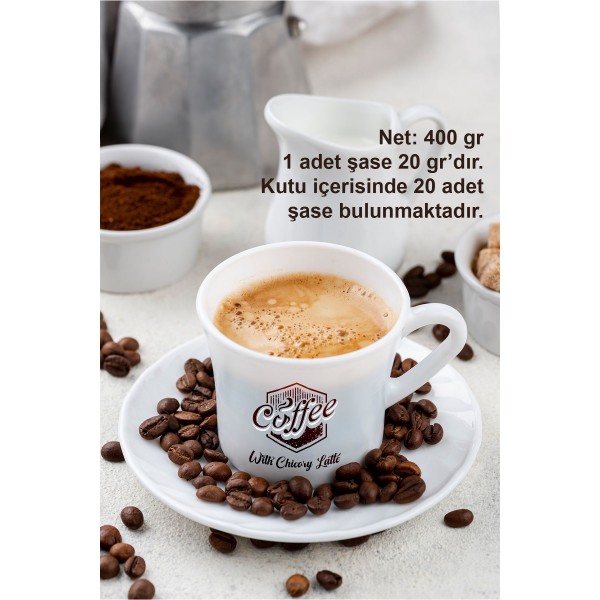 Hindiba Içeren Latte 400 gr - Güneş Kremi Hediye