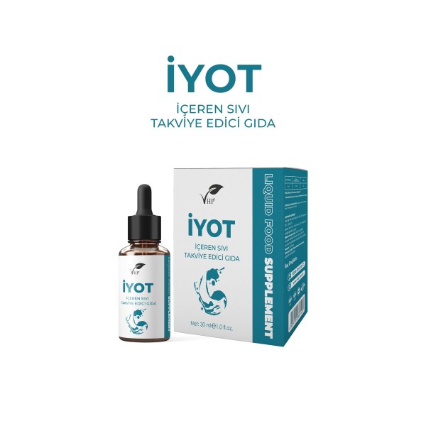 İyot Damlası 30 ml / İyot İçeren Sıvı Gıda Takviyesi