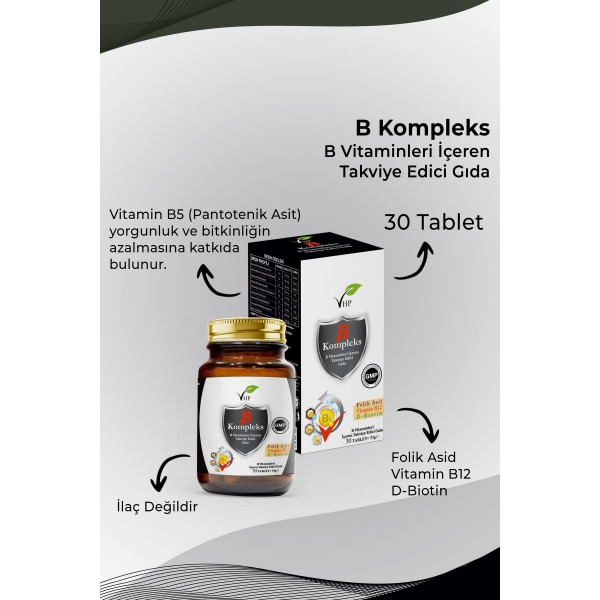 B Kompleks 30 Tablet B Kompleks 30 Tablet