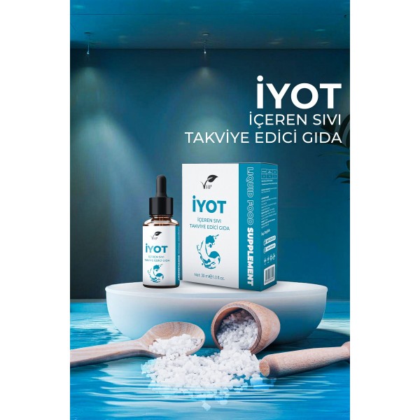 İyot Damlası 30 ml / İyot İçeren Sıvı Gıda Takviyesi