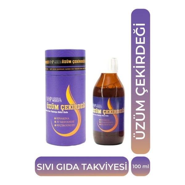 Üzüm Çekrdeğ Içeren Sıvı Gıda Takviyesi 100ml
