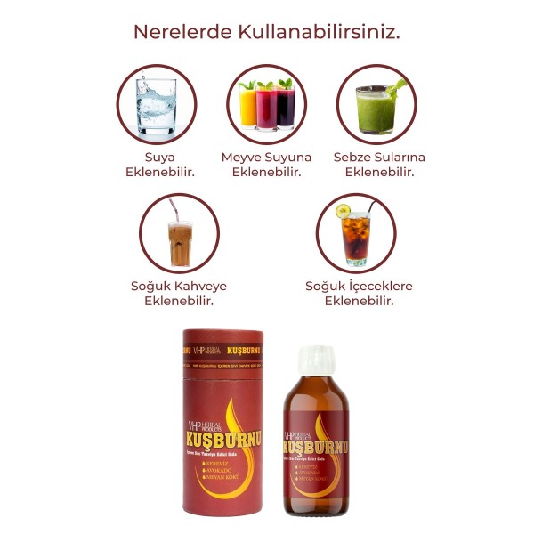 Kuşburnu Içeren Sıvı Takviye Edici Gıda 100 ml Kuşburnu Içeren Sıvı Takviye Edici Gıda 100 ml
