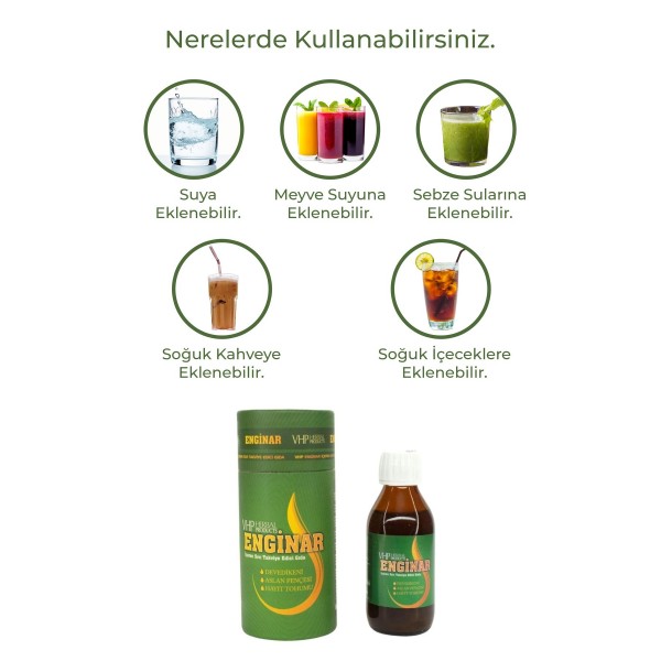 Enginar Içeren Sıvı Gıda Takviyesi 100 ml Enginar Içeren Sıvı Gıda Takviyesi 100 ml