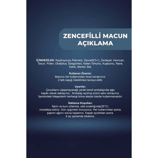Zencefilli Macun
