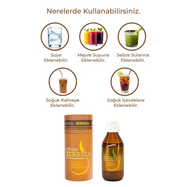 Zerdeçal Içeren Sıvı Takviye Edici Gıda 100ml