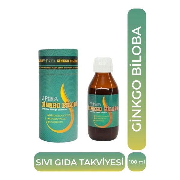 Ginkgo Biloba Içeren Sıvı Gıda Takviyesi 100 ml