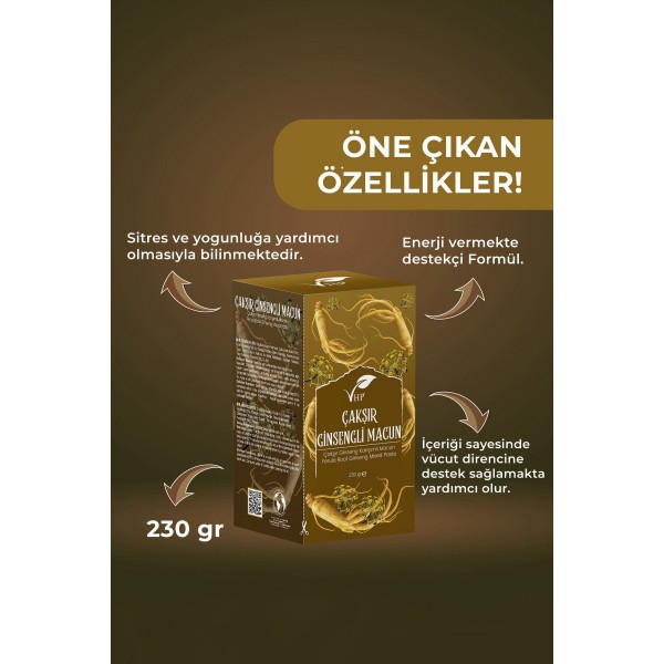 Çakşır Ginsengli Macun 230 gr Çakşır Ginsengli Macun 230 gr