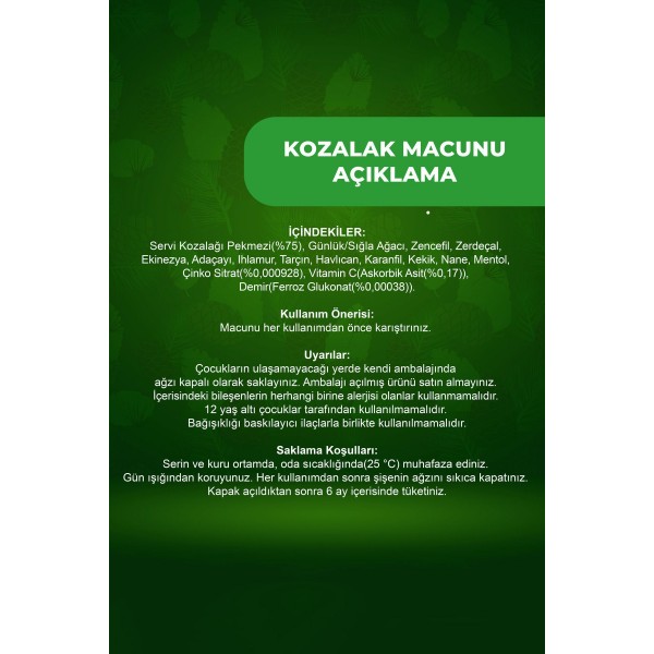 Kozalak Macunu 230 gr