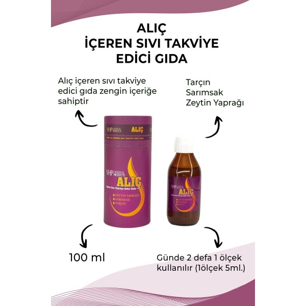 Alıç Içeren Sıvı Takviye Edici Gıda 100 ml