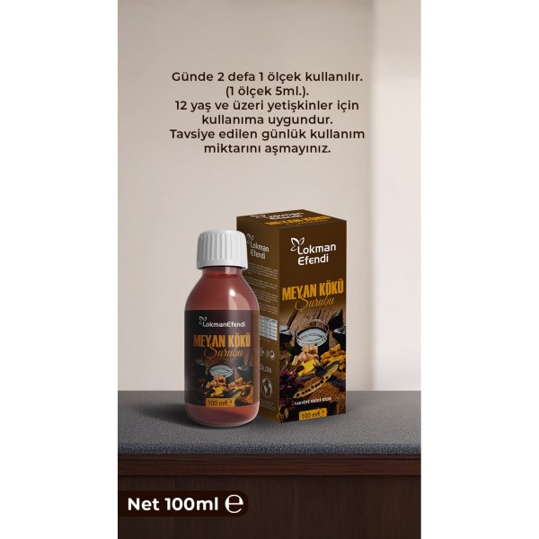 Meyan Kökü Şurubu 100 ml Meyan Kökü Şurubu 100 ml