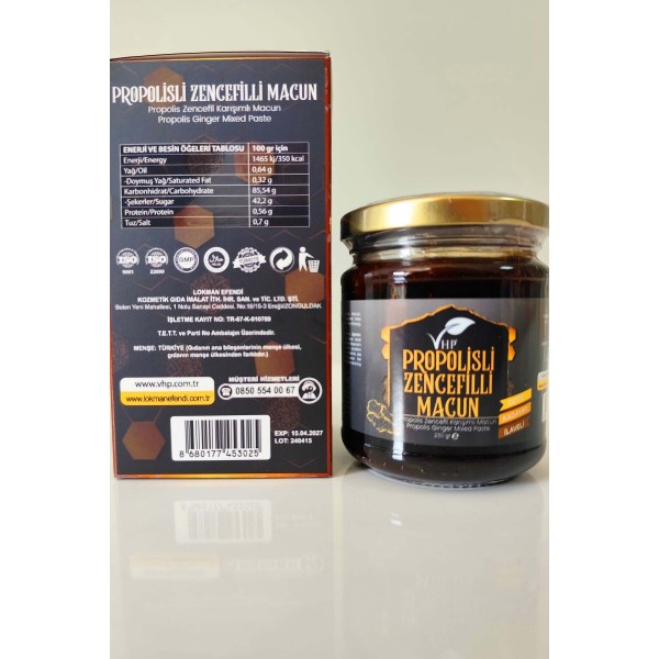 Propolisli Zencefilli Macun 230 gr