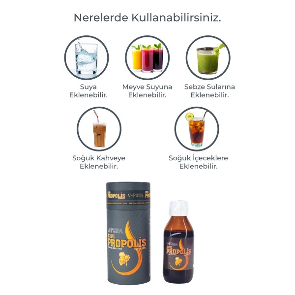 Propolis Içeren Sıvı Takviye Edici Gıda 100 ml Propolis Içeren Sıvı Takviye Edici Gıda 100 ml
