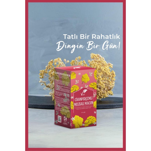 Civanperçemli Melisalı Macun 230 gr Civanperçemli Melisalı Macun 230 gr