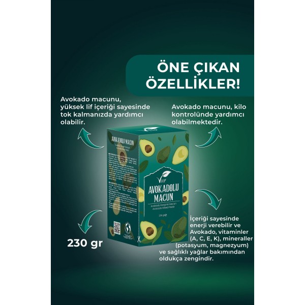 Avokadolu Macun 230gr Avokadolu Macun 230gr