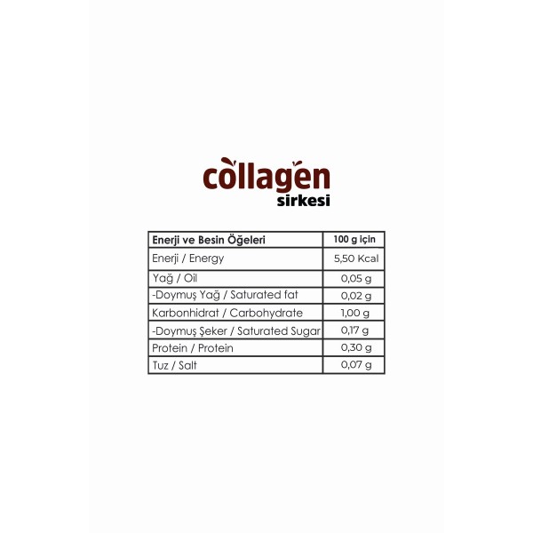 Kolajen Sirkesi 500 ml Kolajen Sirkesi 500 ml