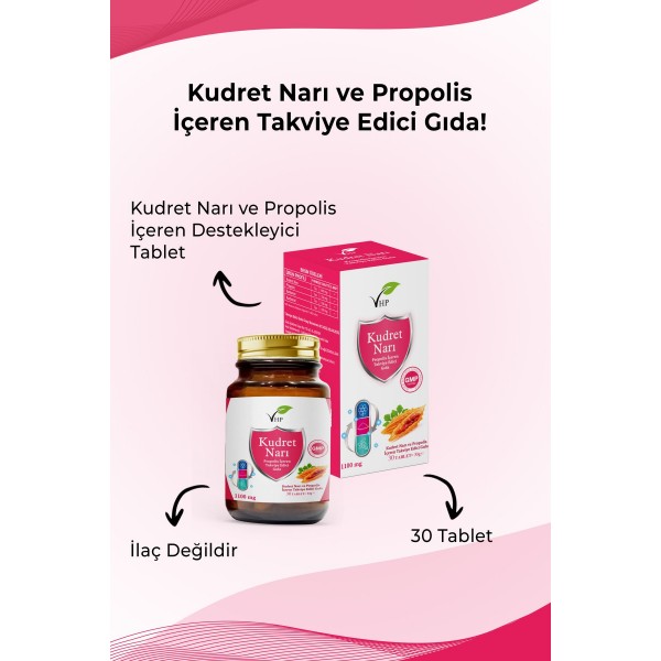 Kudret Narı Ve Propolis 30 Tablet