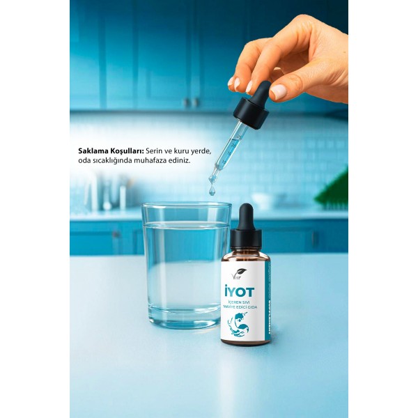 İyot Damlası 30 ml / İyot İçeren Sıvı Gıda Takviyesi