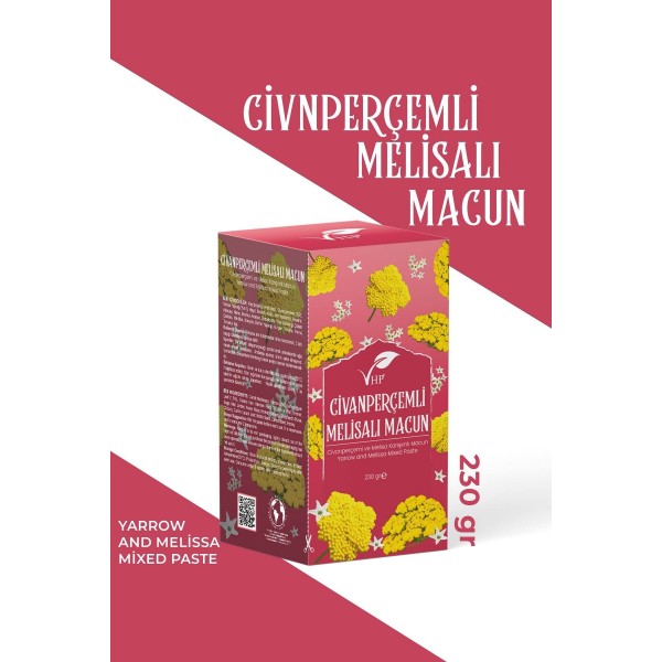 Civanperçemli Melisalı Macun 230 gr Civanperçemli Melisalı Macun 230 gr