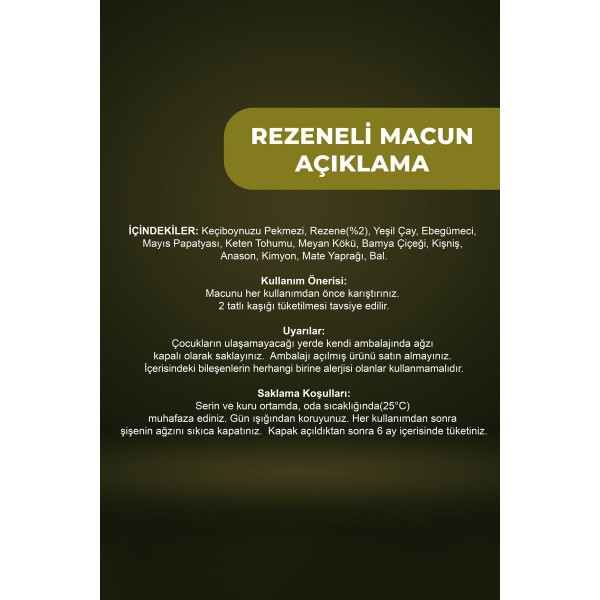 Rezeneli Macun 230 gr