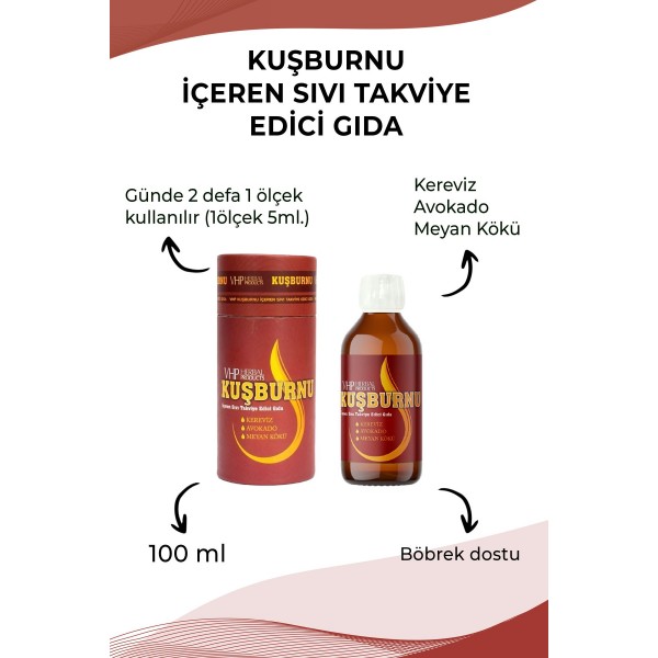 Kuşburnu Içeren Sıvı Takviye Edici Gıda 100 ml Kuşburnu Içeren Sıvı Takviye Edici Gıda 100 ml