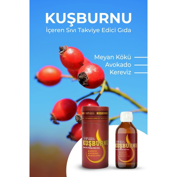 Kuşburnu Içeren Sıvı Takviye Edici Gıda 100 ml