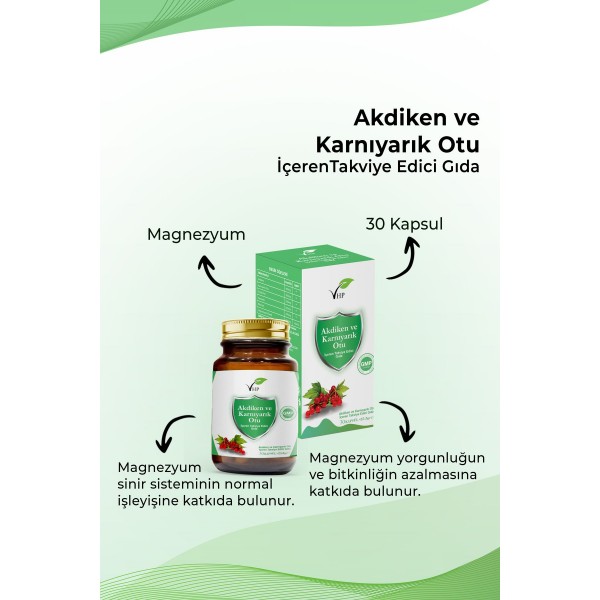Akdiken Ve Karnıyarık Otu 30 Kapsül