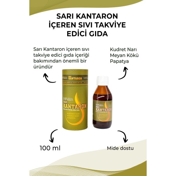 Sarı Kantaron Içeren Sıvı Takviye Edici Gıda 100 ml