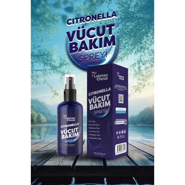 Sivrisinek Ve Kene Kovucu Cıtronella Vücut Bakım Spreyi 125 ml