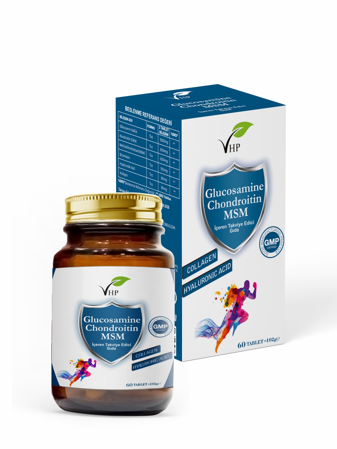 VHP%20GLUCOSAMİNE%2060%20TABLET