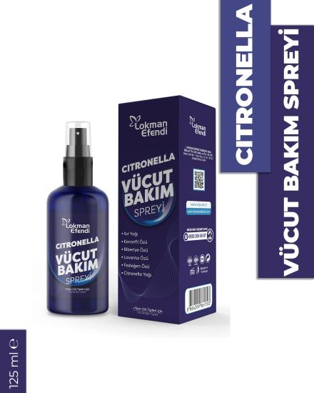 LOKMAN EFENDİ CITRONELLA VÜCUT BAKIM SPREYİ 125 ML